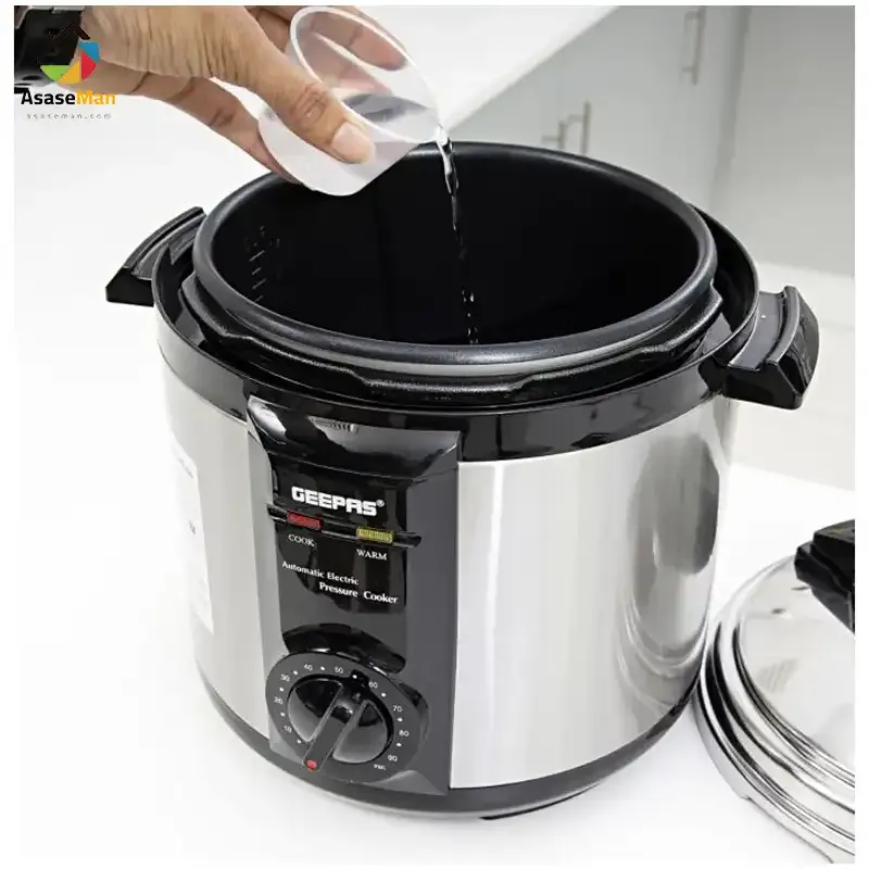 پخت غذا با زودپز برقی جی پاس مدل GPC-307