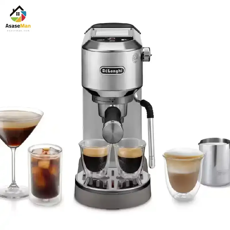 نمایی اسپرسو ساز دلونگی EC890 استیل ( نقره ای)